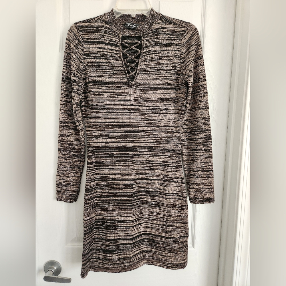 Brown Sweater Dress